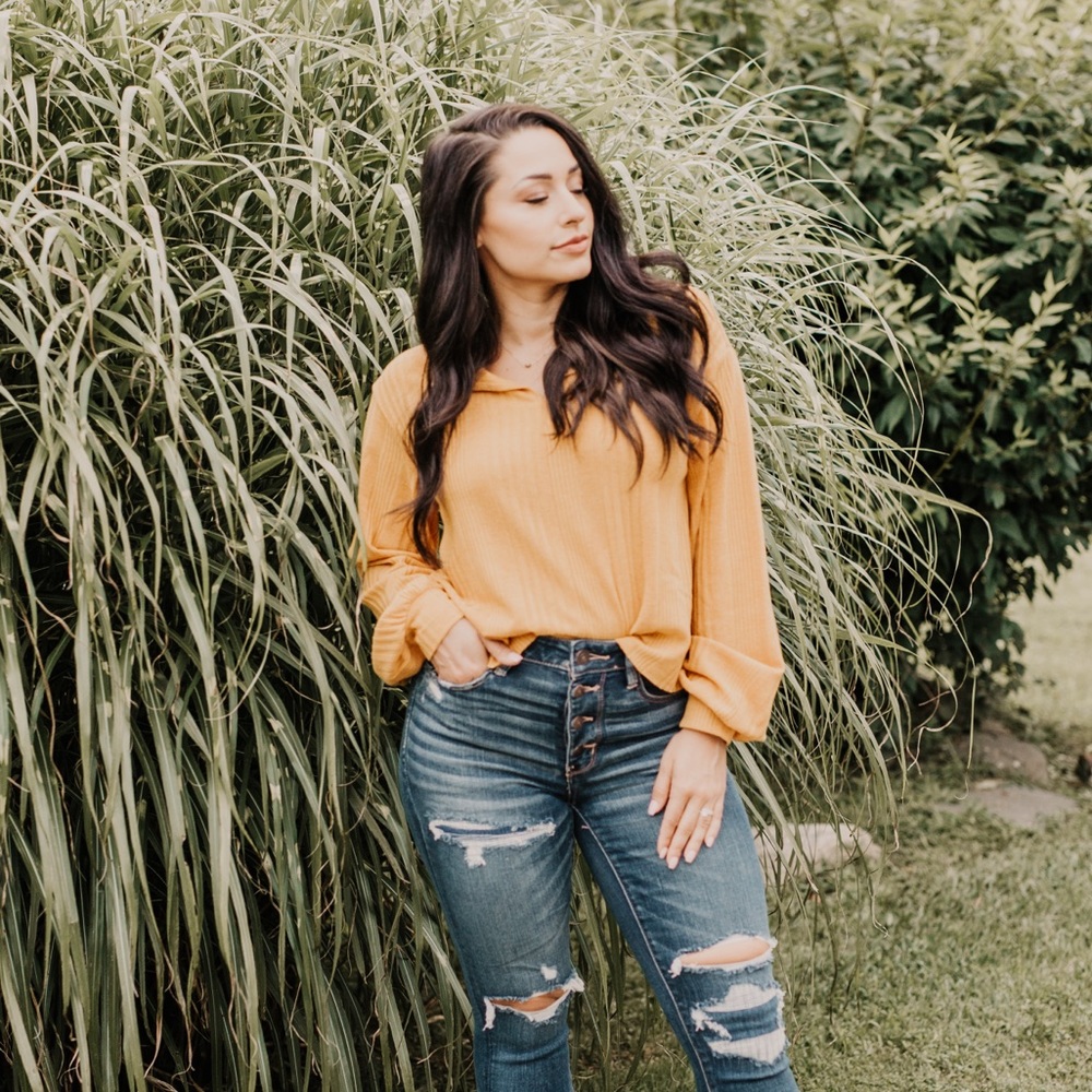 Pumpkin long sleeve shirt